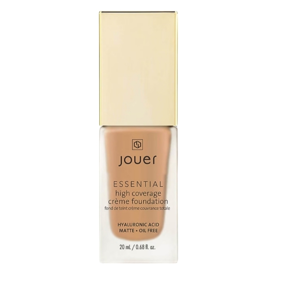 JOUER Essential High Coverage Creme Foundation Matte Oil-Free CINNAMON Longwear